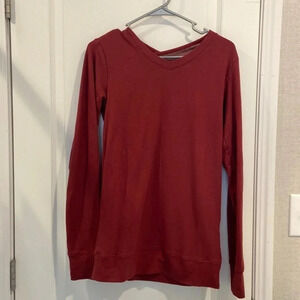 BCG long sleeve athletic shirt, size small maroon